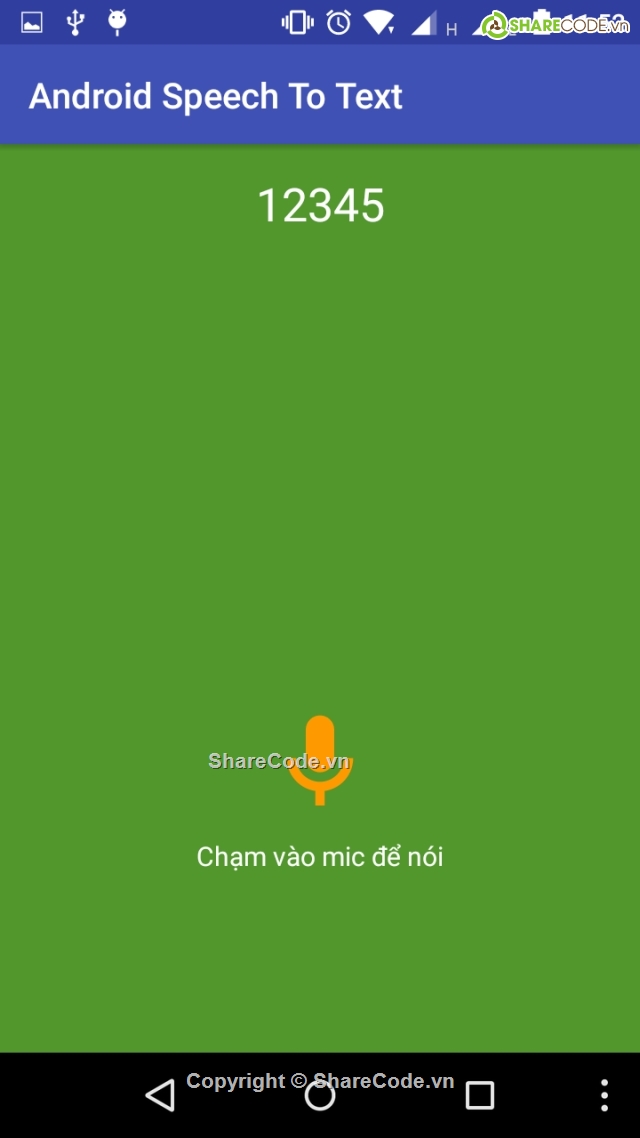 Speech to Text,chuyển giọng nói thành văn bản,App Android,Android Speech To Text,google voice,ứng dụng android